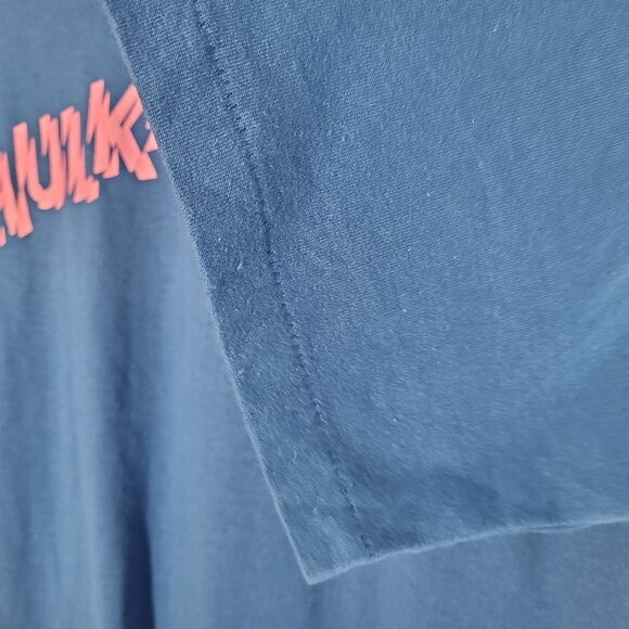 Vintage 1986 Titan Sports WWF Hulk Hogan "Hulkasized" Blue XL Single Stitch Tee - Picture 5 of 7